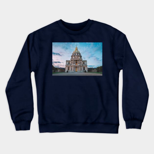 Hotel de Invalides Paris France Crewneck Sweatshirt by BE MY GUEST MARKETING LLC